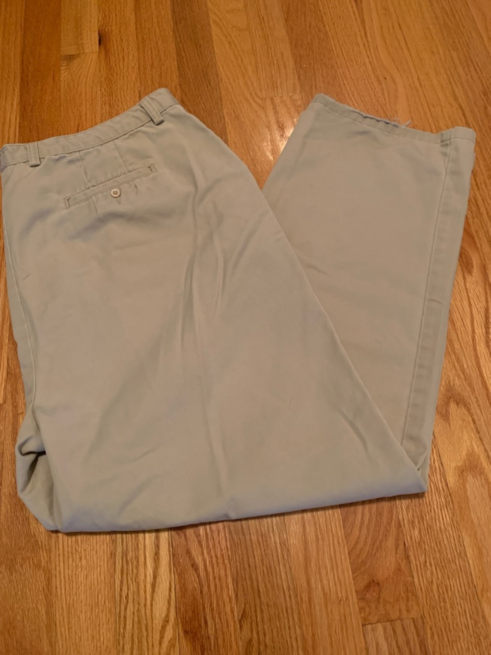 Women’s Size 20 Eddie Bauer Beige/Tan Casual Straight-Leg Trousers